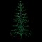 Northlight 9' Black Pre-Lit Artificial Cascade Twig Christmas Tree - Green Lights